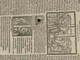 1549 Illustrated Ovid with Latin Manuscript Epitaph