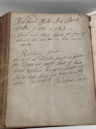 A 1599 Dated Geneva Bible with a nice Handwritten Book Warning