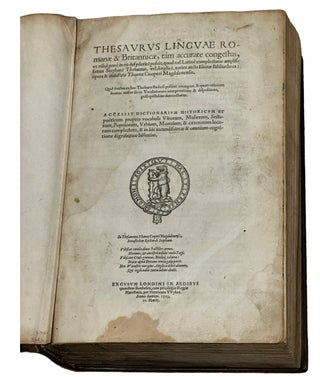 Item #24 An Elizabethan Dictionary Shakespeare Used