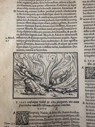 Item #77 Rare 1544 Latin Bible with Holbein Woodcuts