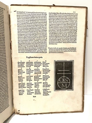 1494 INCUNABLE WITH THE FIRST SECULAR WOODCUT GENEALOGICAL TREES